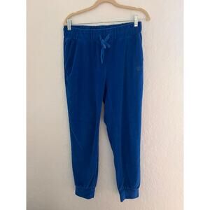 Juicy Couture Blue Velour Jogger Sweatpants Size M